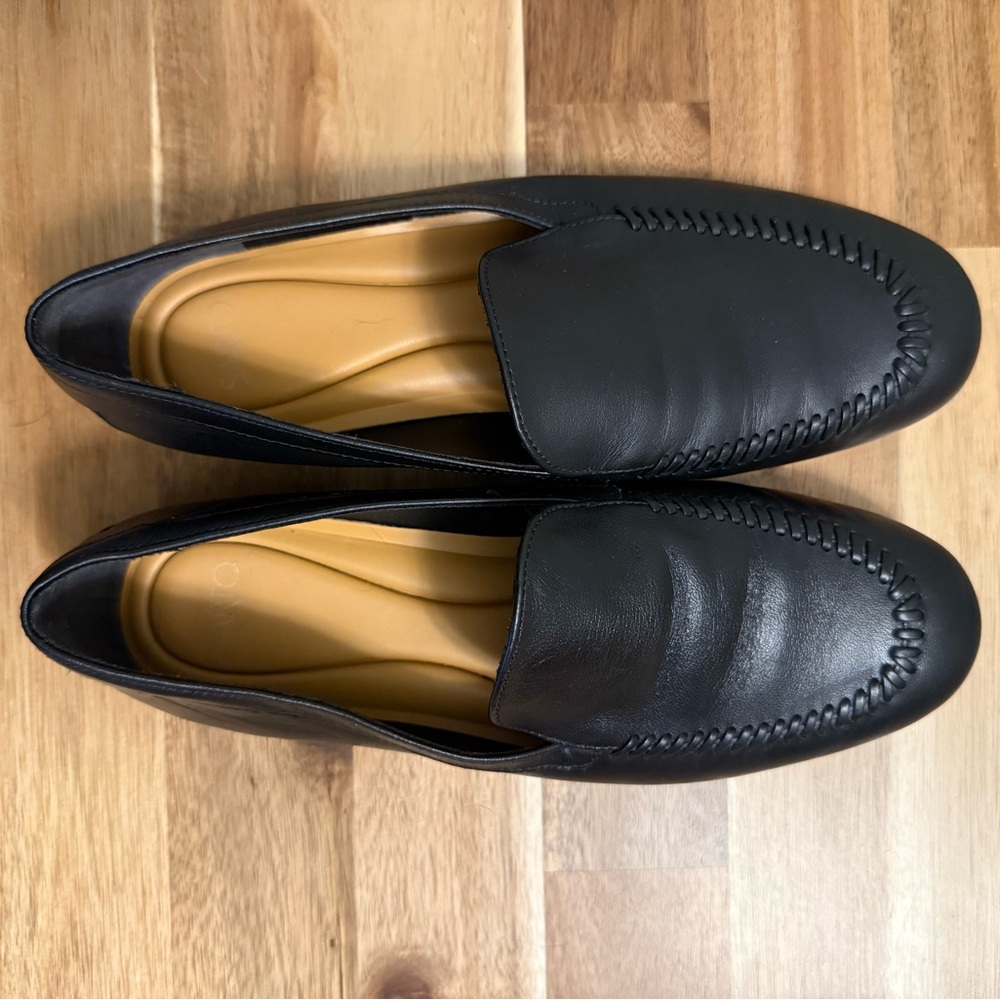 Black Leather Loafers